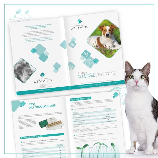 Création d'une brochure à Grasse pour laboratoire pharmaceutique, Agence de communication Lueur Externe