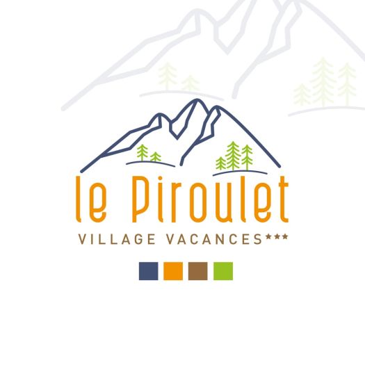 Création de l'identité visuelle du village vacances Le Piroulet