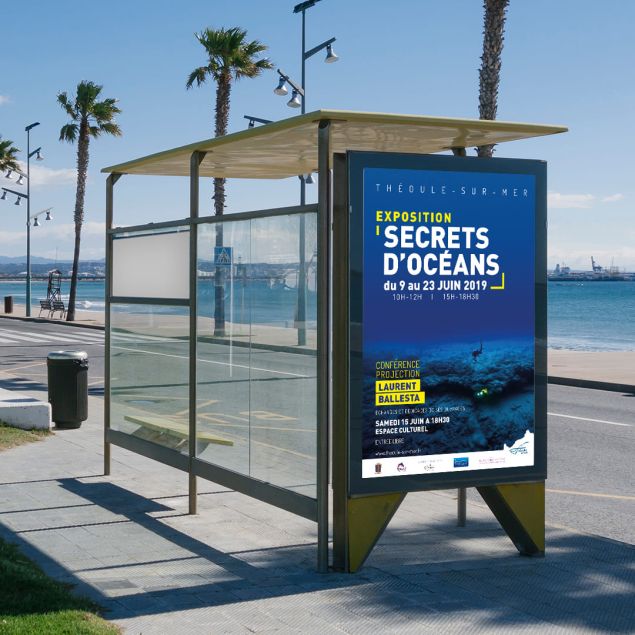 Création affiche mairie Alpes Maritimes Agence de Com 06