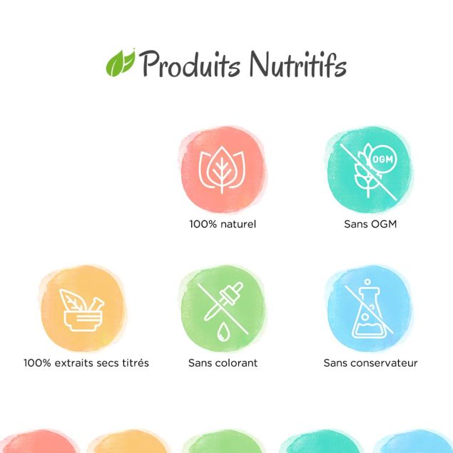 Univers graphique site compléments alimentaires